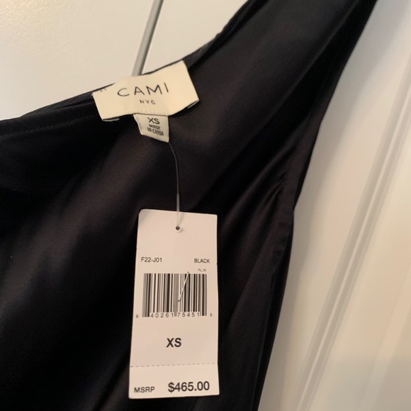 CAMI NYC Cian Stretch Silk Asymmetric Jumpsuit - Picture 3 of 5